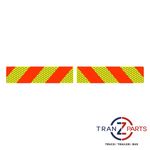 REAR MARKER BOARD-TYPE 2/3  (SUPPLIED IN PAIRS) ECE70.01 - SELF ADHESIVE