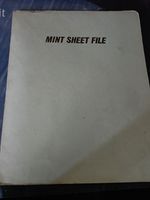 Mint File Sheet US Vintage Stamp Collection, Whole Sheets from 1960 to 1978