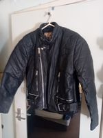Vintage Bashir (BLL) Black Leather Bikers Jacket Genuine Leather 38"