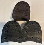 Phillips Superfine Rubber Heels Size 3” Black (10 ) + Brown 2.78” (5) TOTAL 15