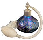 VINTAGE ROYAL BRIERLEY STUDIO ART IRIDESCENT GLASS ATOMISER PERFUME/SCENT BOTTLE