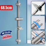 Shower Riser Rail Kit Slider Adjustable Chrome Head Holder Bracket Bathroom Sets