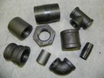 TSP BLACK MALLEABLE IRON PIPE FITTINGS BSP 1/8" - 4" - CHEAPEST ON EBAY