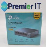NEW - TP-Link LS105G 5-Port Gigabit Desktop Switch - Plug & Play