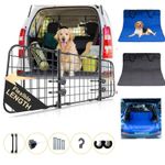 Universal Car Boot Dog Guard Mesh Barrier Adjustable Pet Safety Travel Headrest