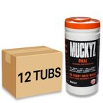 12x Muckyz Dual TWW80/12 Heavy Duty 2 Litre Tubs - 80 Wipes per unit