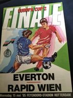 1985 EUROPEAN CUP WINNERS CUP FINAL EVERTON V RAPID WIEN 15TH MAY 1985