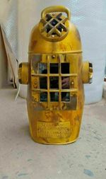 U.S Navy Diving Divers Helmet Solid Steel Miller Dunn Diving