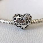 Pandora Bee Happy  Heart Charm