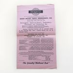 RARE Midland Red 1955 August Holiday Traffic Bus Timetable X72 X73 X74 