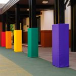 Safety-Pads® PVC Foam Square Post Protectors, Waterproof, Interior/Exterior