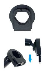 Mirror Mount Stem Arm Adapter Fiat Peugeot Renault Vauxhall Citroen Vans