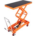 VEVOR Hydraulic Forklift, 1760 Pounds, Manual Lifting Table...