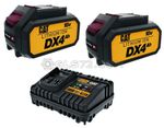 KIT WITH 2 LITHIUM BATTERIES 18V 4.0AH DXB4 + 1 CHARGER DXC4 CAT