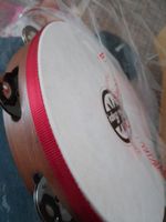 Gon Bops by Sabian 10 Inch Single Row Wood Tambourine With Head BNWT