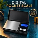0.01G-500G DIGITAL WEIGHING SCALES POCKET GRAMS SMALL KITCHEN GOLD JEWELLERY