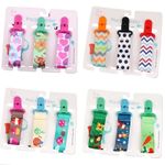 3X Dummy Clips Baby Boys Girls Soother Chain Holder Strap Pacifier Baby Care UK