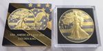 2024 American Eagle Golden Ring 1oz .999 Silver -Ruthenium & Yellow Gold Finish