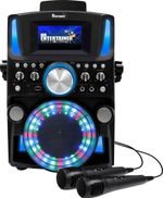 Groovebox Bluetooth CDG Karaoke Machine SCREEN/RECORD/LIGHTS/SONGS/MICROPHONES