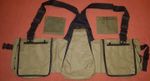 Falconry Vest, Hawking, Bird Handling Codura Vest (Big Flat Pocket, Green Color)