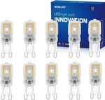 WOWLED 10 X G9 LED Light Bulb, 3W Warm White, Replace Halogen Bulbs, 3000K Non 