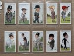 A Complete Set of Ogdens Cigarette Cards Turf Personalities