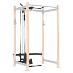 Mirafit M3 Power Rack Cable Pulley System - with Rear Stabiliser Home Gym #464