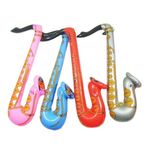 4pcs Large size 65cm 25" Inflatable SAXOPHONE Kids Children Toy Blow Up Party