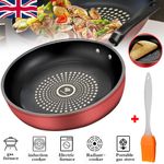 Frying Pan Non Stick 24cm Frying Pan Diamond,Easy to clean, Induction Compatible