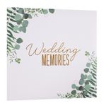 Wedding Photo Album White Green Eucalyptus Perfect Day Memories 200 Photos 6x4" 
