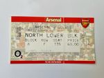 Arsenal v Wolves 2003/04 Ticket Stub – Invincibles Season Memorabilia Rare