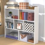 7 Cubes Storage Unit Bookcase Wooden Storage Cabinets Book Shelf Shelves Decor