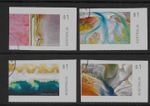AUSTRALIA 2018 ART IN NATURE SELF ADHESIVE CTO USED SET SG 4928-31