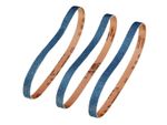 IRWIN Powerfile Zirconium Sanding Belts 60G - 13x451mm, Pack of 3