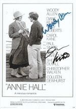 ANNIE HALL - DIANE KEATON & WOODY ALLEN AUTOGRAPH SIGNED PP PHOTO POSTER
