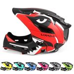 Kids Detachable Full Face Bike Helmet Cycling Sports Safety Protective Helmet UK