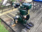 Petter PAZ1, runs well, on sturdy wheeled trolley, buyer collects.