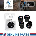 4 Piece Set GENUINE BMW M Sport Tyre Valve Dust Caps BMW dust caps official bmw 