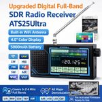 ATS 25  ULTRA 2026 VERSION: WI-FI, B-TOOTH, FM SW, SSB, MW, LW, AIR SDR RECEIVER