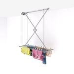 Ceiling-mounted pulley clothes airer, space-saving drying rack, 10kg capacity