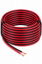 18AWG Red / Black Multi-Strand Loud Speaker Cable/Wire for Home or Car Audio