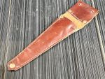 VINTAGE LEATHER SHEATH HOLDER CASE POUCH RUSTIC BROWN STORAGE PROTECTOR