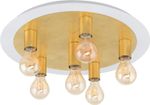 Eglo Passano Ceiling Light, Steel, 4 W, White, Gold