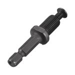 3/8"-24UNF Drill Chuck Adapter 15mm Thread Keyless Drill Adapter Hex Shank]