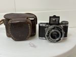 Vintage Miniature Camera Super ELJY Light - With Leather Case - Untested