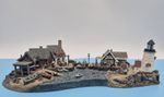 Z Gauge Scale Coastal Harbour Bay Model Village Railway Locomotive Train Diorama