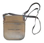 VTG EXPRESS DAIRIES MILKMANS LEATHER CROSSBODY SATCHEL BAG