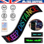 LED RGB Car Flexible Sign Scrolling Message Display Screen USB APP Programmable