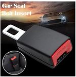 Universal Car Seat Belt Buckle Insert Replacement Safety Clip Receiver Black