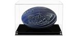 Rugby Ball Acrylic Display Case with a Choice of Base Styles